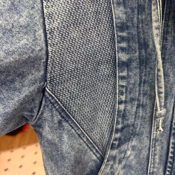 Really Cool Vintage 80s Acid Wash Denim Jean Jacket - Picture 6 of 6